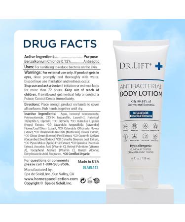 Shop Antibacterial Body Lotion - 4 oz | Best Moisturizer for Healthy Skin | Worldwide Shipping - Buy Online on GoSupps.com