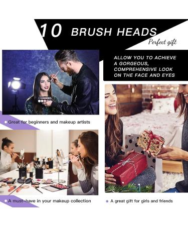 BEASOFEE 5pcs Synthetic Makeup Brushes Set with Black Bag - Color03 - Buy Online on GoSupps.com