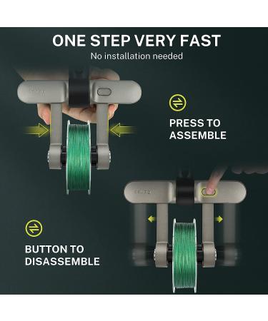 Gonex Fishing Line Spooler with Unwinding Function - Installation-Free Spooling Station for Spinning, Cast, and Spincast Reels - Buy Online on GoSupps.com