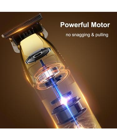 Premium Cordless Hair Clippers for Men - Complete Hair Cutting & Beard Trimming Kit with Guide Combs - Electric Barber Tool in Black - Buy Online on GoSupps.com