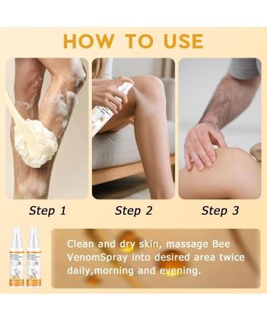 Loicwoo Magnesium Oil & Bee Venom Joint Spray Magnesium Spray Magnesium Joint Sprays for Relax Muscle Joints Bee Venom Sprays for Back Knee Hands Neck (1 PCS 100ML) - Buy Online on GoSupps.com