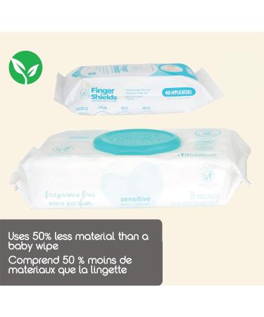 Baby Brezza Finger Shields - Mess Free Diaper Rash Cream Applicator - Keeps Fingers Nails 100% Clean - No More Cleaning Butt Paste Spatula. Perfect for Travel Newborn + Baby Shower Gifts 40CT - Buy Online on GoSupps.com