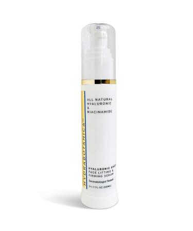 HYALURONIC SHOT Anti-Aging Face Lifting Serum 1.7oz - All Natural Vegan Alcohol-Free | Firm & Hydrate with Hyaluronic Acid & Niacinamide - Buy Online on GoSupps.com