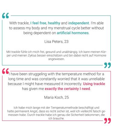 Trackle - NFP Cycle & Contraception Computer | Free App | T V Certified | International Shipping - Buy Online on GoSupps.com