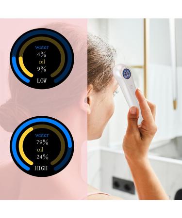 TYTOGE Facial Hydration Tester LCD Display Facial Skin Care Moisture Analyzer High Accuracy Integrated Water Oil Sensor Monitor - Buy Online on GoSupps.com