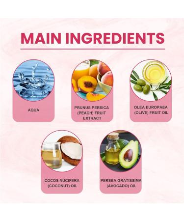  Fyearfly Peach Body Oil 2 Pcs 60ml Peach Massage Oil Moisturizing Skin Brightening Reduces Dryness Essential Massage Oil for Skin Care - Buy Online on GoSupps.com