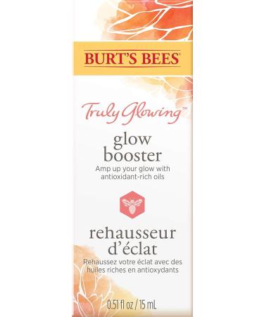 Burt's Bees Truly Glowing Reawakening Glow Booster Face Serum with Antioxidant-Rich Oils 100% Natural Origin Developed with Dermatologists 15mL Glow Booster With Antioxidant-Rich oils - Buy Online on GoSupps.com