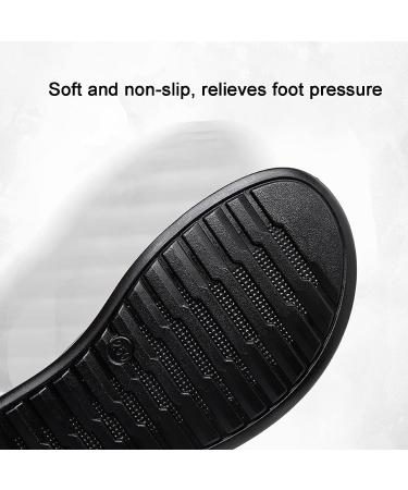CLSQLXYJZC Mens Foot Correction Flip Flops - Black Open Toe Sandal for Hallux Valgus, Bunion Splints & Plantar Fasciitis - 24cm Foot Length - Buy Online on GoSupps.com