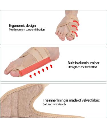 Bunion Splint for Hallux Valgus Corrector - Ergonomic, Washable, Fixation for Home & Clinic Foot Care - Men & Women - Buy Online on GoSupps.com