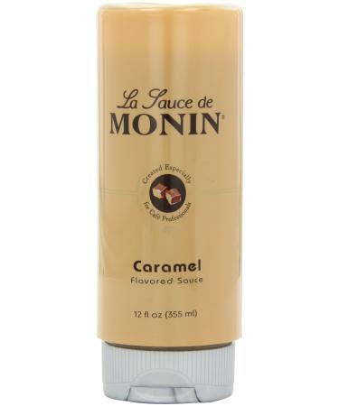Monin Flavored Sauce Caramel 12 Fl Oz (Pack of 6)