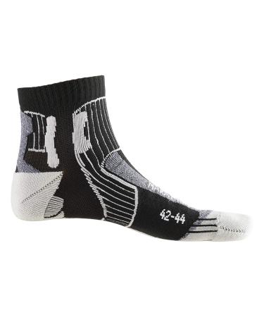X-Socks Unisex Marathon Energy Socks 44 Black/Anthracite Print