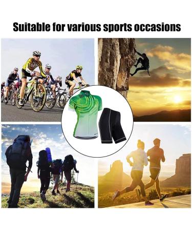 Buy Women's Breathable Fast-Drying Bicycle Jersey Set | Outdoor Short-Sleeved Cycling Shirt & 3D Gel Padded Shorts in Green Lemon - XL | International Shipping Available - Buy Online on GoSupps.com