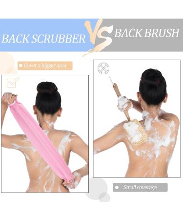 20-Piece Exfoliating Washcloth Set with Handles - Back and Body Scrubbers - Buy Online on GoSupps.com