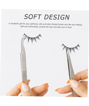 POPETPOP 5 Pairs Fake eyelashes 3D Faux Lashes Cat Eyes Eyelashes long eyelash beauty accessories Fluffy Volume Lashes makeup eyelash flexible woman False Eyelashes chemical fiber - Buy Online on GoSupps.com
