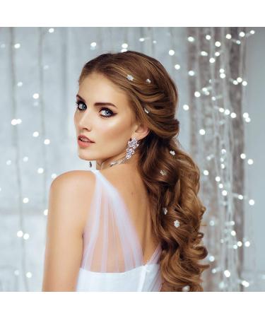 Frcolor 12 Pieces Rhinestone Hair Spirals - DIY Bridal Hair Accessories for Stunning Hairstyles - Buy Online on GoSupps.com