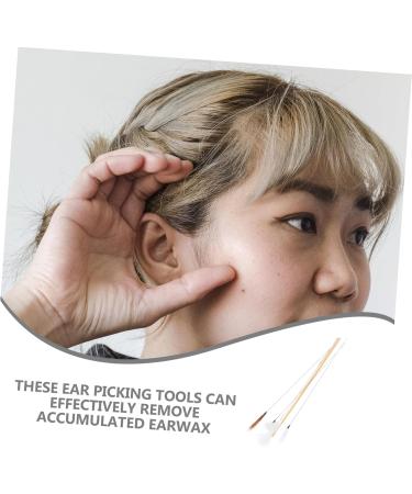 FOYTOKI Earwax Cleaning Kit Disposable Ear Cleaning Plume Sticks Set for Earwax Removal for Home - Buy Online on GoSupps.com
