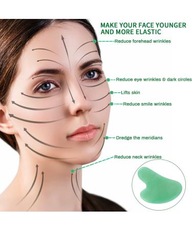 Buy Natural Jade Gua Sha Tool | Enhance Microcirculation & Reduce Wrinkles | International Shipping Available - Buy Online on GoSupps.com