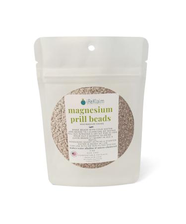 iReKlaim Magnesium Prill Beads (Magnesium Oxide) with Free Ebook | 3.3 oz | Made in U.S.A. | Compostable Packaging