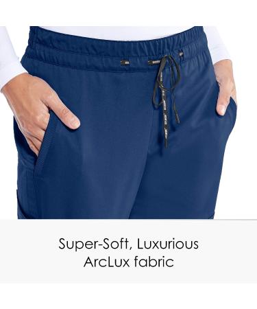BARCO Grey's Anatomy Scrubs Kira Jogger Women's Scrub Pant - Mid-Rise Yoga Style, Soft Touch Fabric, Medium Indigo - Buy Online on GoSupps.com