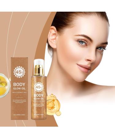  Generisch Lightweight sun protection oil - SPF 45 100 ml - Waterproof - Non-greasy - Shiny - Moisturizing care for school outdoor activities camping holidays sports etc. - Buy Online on GoSupps.com