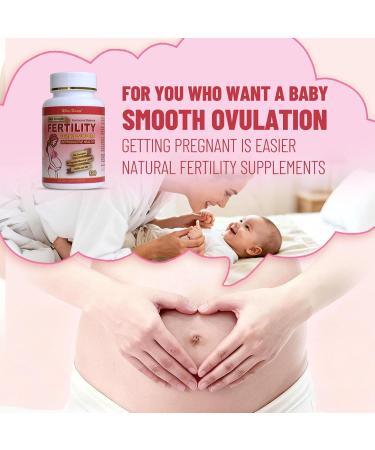 Wins Town Fertility Tablets for Women Female Prenatal Vitamin Supplements Support Ovulation & Conception 60 Tablets - Buy Online on GoSupps.com