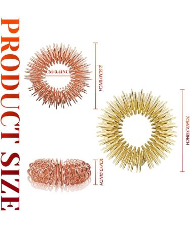 Buy Llmsix 12-Piece Fidget Rings Set | Battery Pressure & Massage Rings - 6 Color Options - Buy Online on GoSupps.com