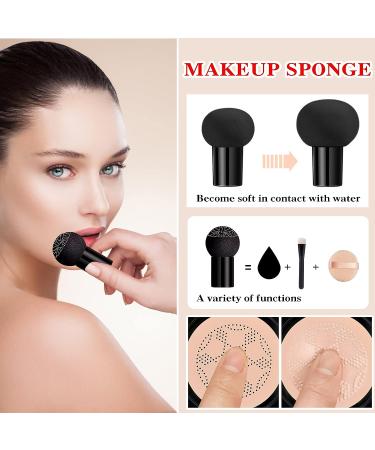 BKPPLZP Air Cushion CC Cream Mushroom Head Foundation - Moisturizing BB Cream for Lasting Matte Finish - Includes Makeup Sponge - Natural Shade - Buy Online on GoSupps.com