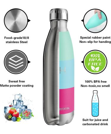 Buy Honeyholly 750ml Stainless Steel Thermal Bottle | BPA-Free Leak-Proof Water Bottle for Fitness Gym & Biking - 26oz Orange - Buy Online on GoSupps.com