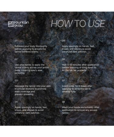 FountainGlow Self Tanner | Natural Sunless Tanning Lotion | Instant Moisturizing Long-Lasting | No Streaks Made in USA (8 fl oz - Buy Online on GoSupps.com