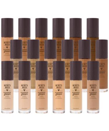 Burt's Bees Goodness Glows Liquid Makeup Honey 1.0 Fl Oz - Natural Coverage for Radiant Skin - Buy Online on GoSupps.com