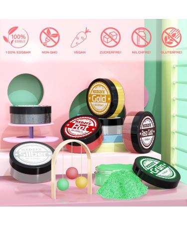 Edible Glitter for Drinks - Green Food Coloring Powder & Shimmering Glitter for Cakes Chocolate & Fondant - 8G - Buy Online on GoSupps.com