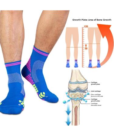 2023 Far Infrared Titanium Ion Heightening Booster Socks - Large Orange - Buy Online on GoSupps.com