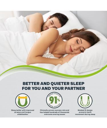 ZYPPAH Anti Snoring Hybrid Oral Mouthpiece with Tongue Strap - Custom Mold for Better Sleep - Stop Snoring and Achieve Happy Sleep - Military Grade - 2.25 x 2.75 x 1 inches - Buy Online on GoSupps.com