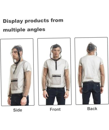 Moskito Jacket with Bonnet | Breathable Mesh Midge Jacket for Men & Women - Perfect for Fishing Hiking & Camping - XL Size Protects Against Insects - Buy Online on GoSupps.com