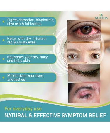 Noheva Tea Tree Oil Foaming Cleanser for Eyelash & Lid Irritations | Organic Ingredients for Stye Eyes & Dryness | All Skin Types | 100ml (Pack of 2) - Buy Online on GoSupps.com