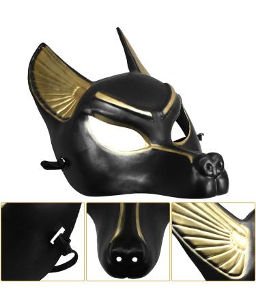 Buy Ciieeo Egyptian Anubis Mask | Adult Plastic Cosplay Costume Accessories for Halloween & Parties - Buy Online on GoSupps.com