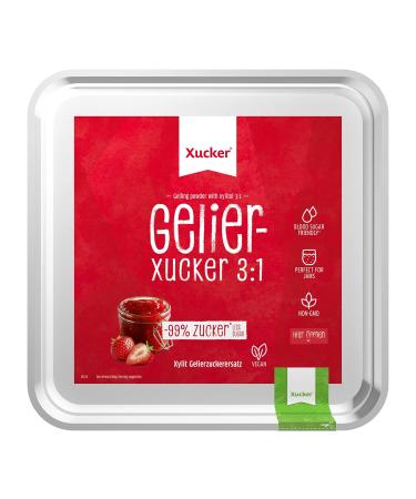 Xucker 3:1 Gelier - Sugar Alternative with Xylitol | Vegan Jelly & Jam Sweetener (4 kg) - Delicious Birch Sugar Gelierxucker - Buy Online on GoSupps.com