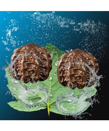 Unbit Baoding Balls - 2 Piece Walnut Marble Stress Ball Set for Self-Massage & Trigger Point Relief - Chinese Exercise Tool - Buy Online on GoSupps.com