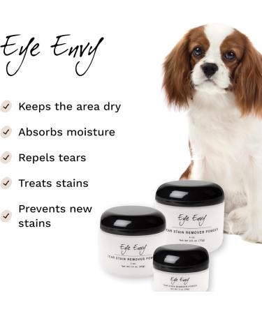 Eye Envy EE-2OZ Powder - 2oz Premium Pet Tear Stain Remover | International Shipping Available - Buy Online on GoSupps.com