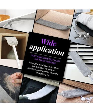 Retractable Gap Dust Cleaner - Microfiber Hand Duster for Fridge & Appliances | Telescopic Dust Brush for Home Cleaning - 1PCS - Buy Online on GoSupps.com