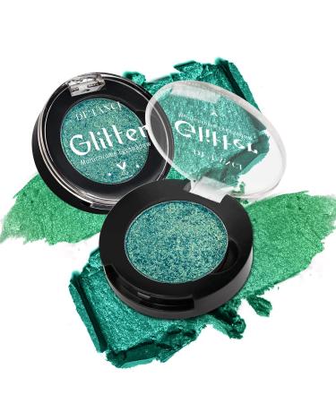Green Multichrome Chameleon Eyeshadow Makeup Palette Glitter Shimmer Metallic Holographic Powder for Women/Girl Eyes Makeup Highly Pigmented Long Lasting Fit for Stage/Party Makeup Bright Eyes  Teal to Green