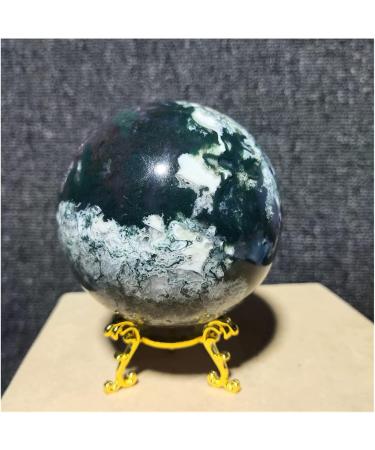 Natural Sphere 1pc Natural Crystal Moss Aquatic Agate Ball Quartz Gemstone Polished Home Decoration (Color : 890-700g) - Buy Online on GoSupps.com