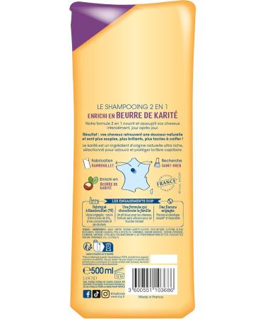 DOP Very dry hair Very Gentle 2-in-1 Shampoo with Shea Butter Family Size - Buy Online on GoSupps.com