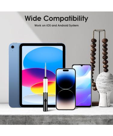 OneAMG 1920p HD Ear Wax Removal Otoscope - WiFi Endoscope with 6 LED Lights IP67 Waterproof Camera for Adults & Kids - Compatible with iPhone iPad Android - Buy Online on GoSupps.com