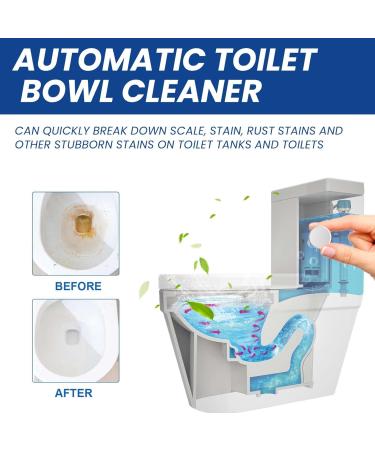 Automatic Toilet Bowl Cleaner Tablets 200g Toilet Bowl Cleaner Tablets for Deodorizing & Descaling Toilet Fresh Tablets Bathroom Toilet Tank Cleaner Long-Lasting Bleach Tablets (3PC) - Buy Online on GoSupps.com