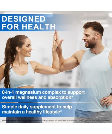 Magnesium Complex Supplement 1000mg with Magnesium Glycinate Citrate & Malate Supports Muscle Relaxation Sleep & Energy Non-GMO Gluten Free Vegan 90 Capsules - Buy Online on GoSupps.com