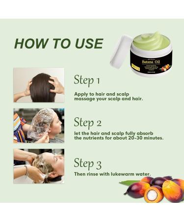 Buy Batana Hair Growth Oil - 100% Raw Organic Oil from Honduras for Men & Women | Anti Hair Loss & Split Ends Treatment - 3.4 FL oz - Buy Online on GoSupps.com