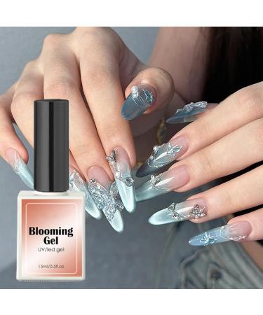  G n rique Nail Design Gel Blooming Gel Polish Spreading Styling Effects Quick Dry Formula Harmless Material Easy Nail Design Ideal for Salons or Home Use 15 ml Clear 1 Bottle - Buy Online on GoSupps.com