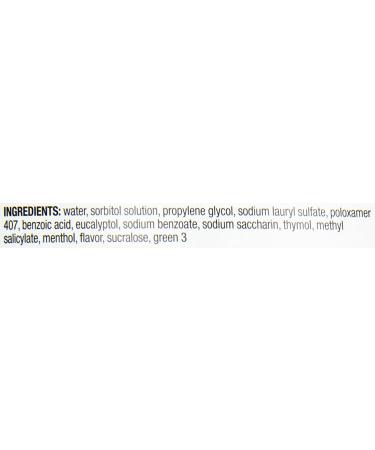 Listerine Zero Alcohol Mouthwash 1L - Cool Mint Formula for Bad Breath | Alcohol-Free Oral Care Solution - Buy Online on GoSupps.com