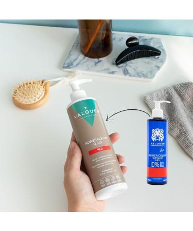 Valquer Laboratorios Valquer Pack Power Color Hair Dye red shampoo 400 ml + mask 275 ml temporary hair color - Buy Online on GoSupps.com